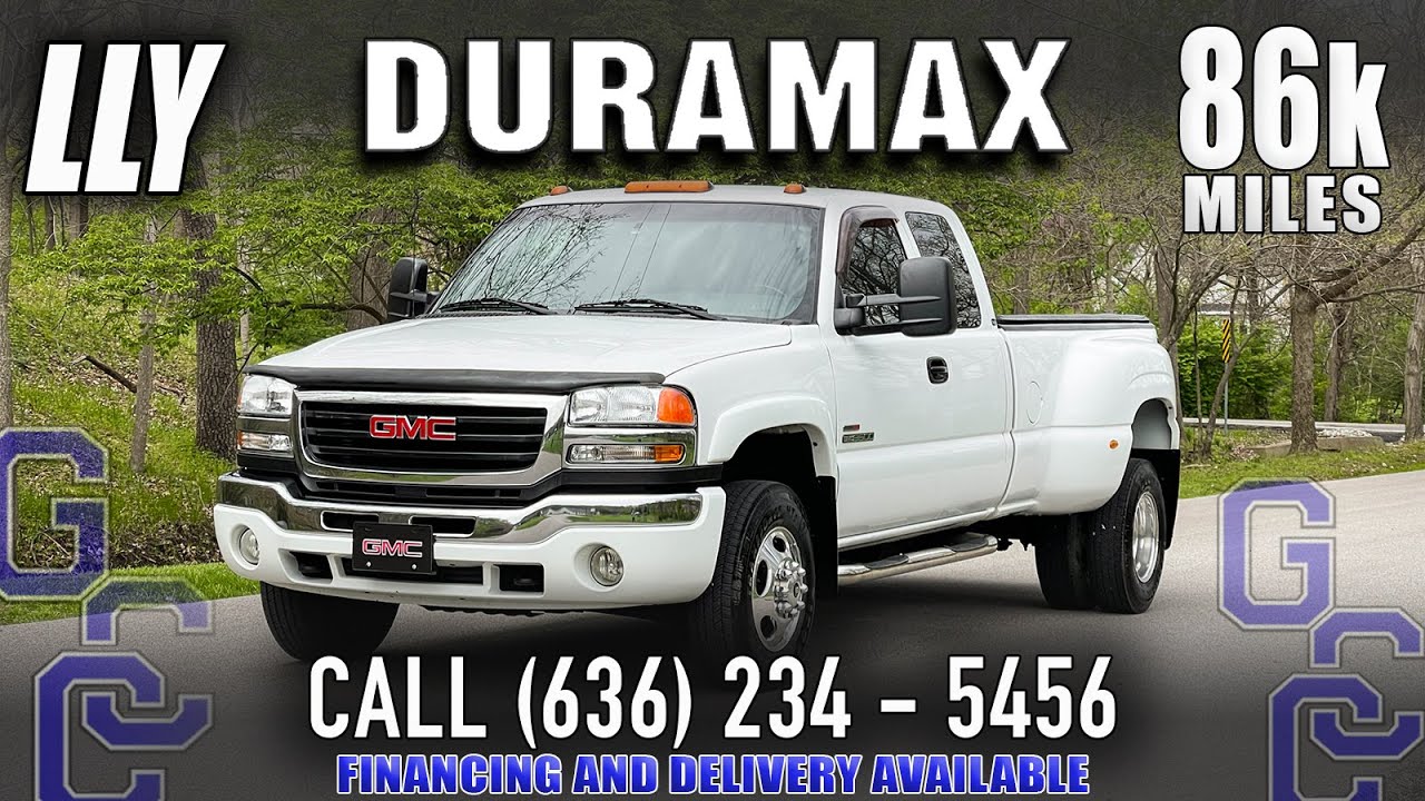LLY Duramax For Sale: 2004.5 GMC Sierra 3500 DRW 4x4 Diesel With Only 86k Miles