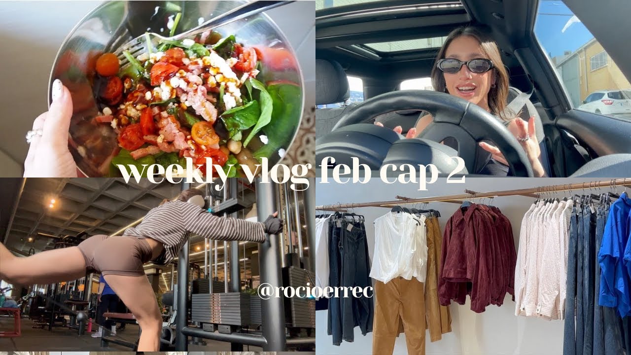 WEEKLY febrero | try on haul shein, rutina de gimnasio y conduzco sola a no sé dónde @rocioerrec