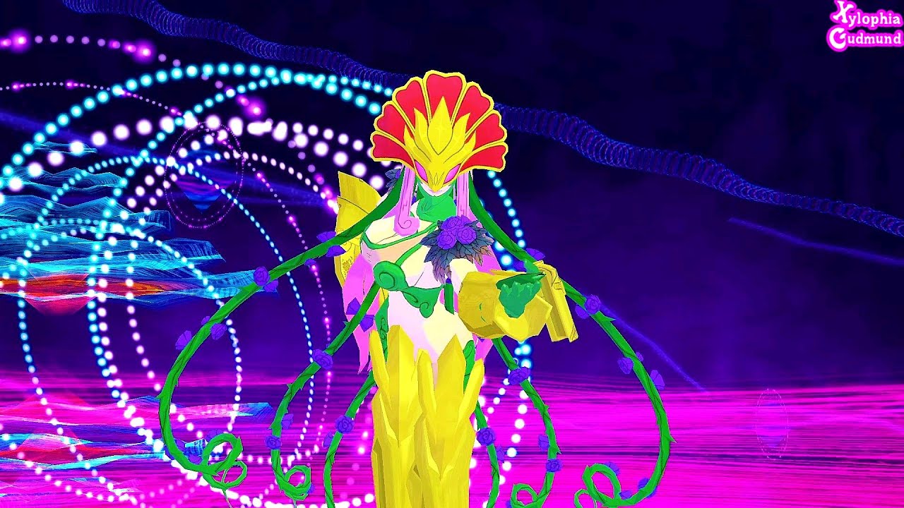 『Xylophia Gudmund』 Floramon Kiwimon Blossomon to Ceresmon Medium Evolution Line