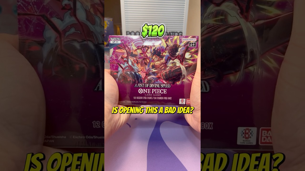 Is Opening This A Bad Idea? - Episode 122 - One Piece Fist of Divine Speed Booster Box OP11 #optcg