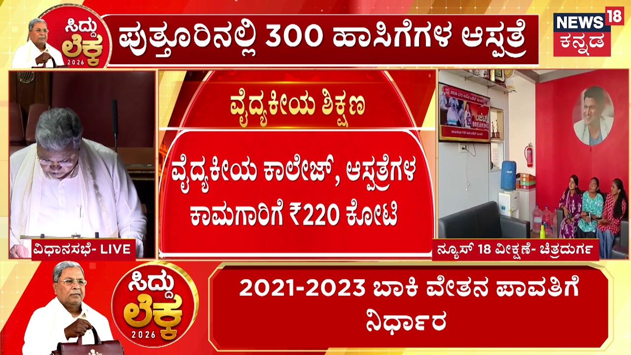 Karnataka Budget 2026 | CM Siddaramaiah |ಕಾರವಾರದಲ್ಲಿ ₹198 ಕೋಟಿ ವೆಚ್ಚದಲ್ಲಿ ಮಲ್ಟಿ ಸ್ಪೆಷಾಲಿಟಿ ಆಸ್ಪತ್ರೆ