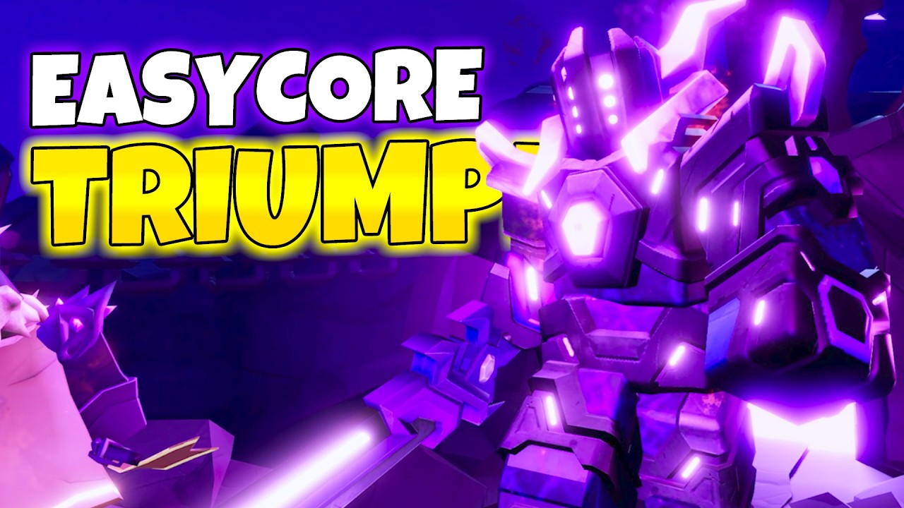 Beating HARDCORE REWORK EASY MODE in TDS (Roblox)