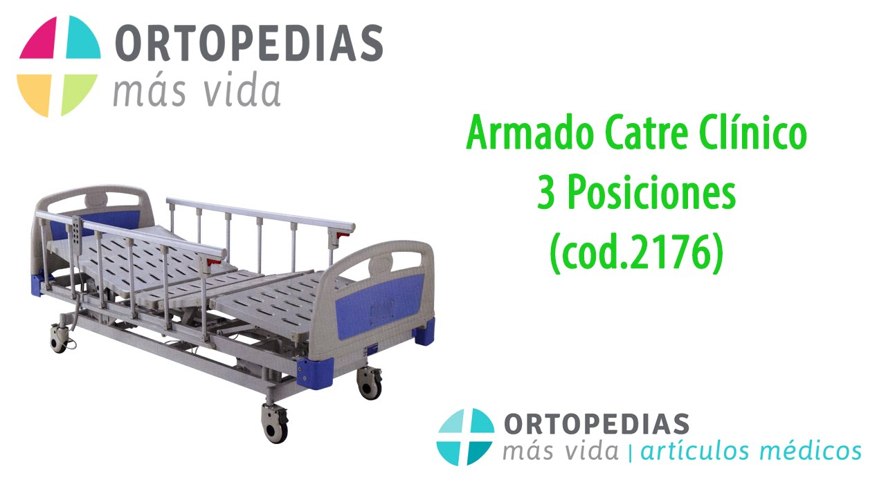 Catre Clínico Eléctrico 3 Posiciones - Ortopedias Más Vida