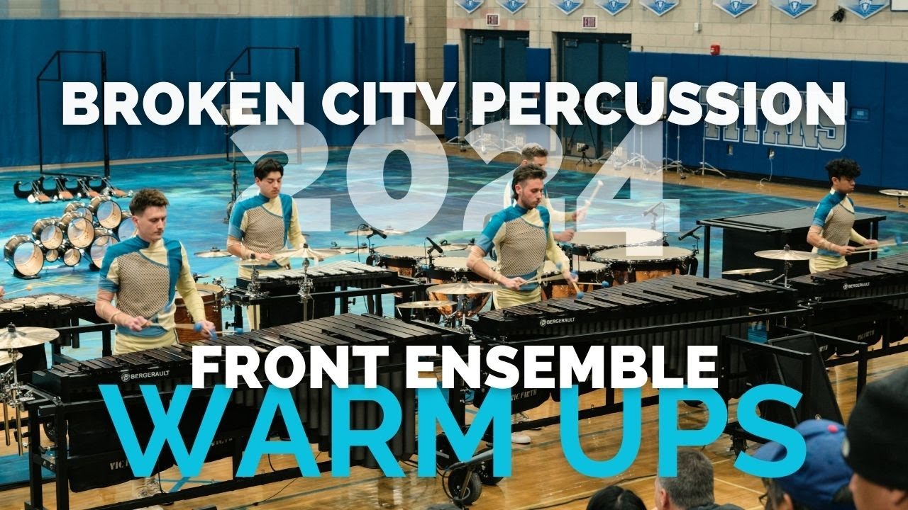 Broken City Percussion 2024 - Front Ensemble Warm Ups