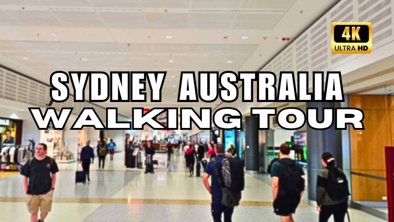4K Sydney Domestic Airport Terminal 3 Full Walking Tour