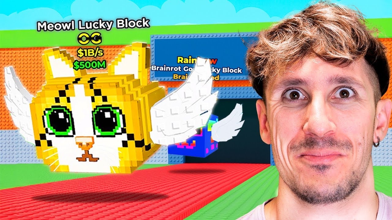 Steal a Brainrot pero Solo con LUCKY BLOCKS...