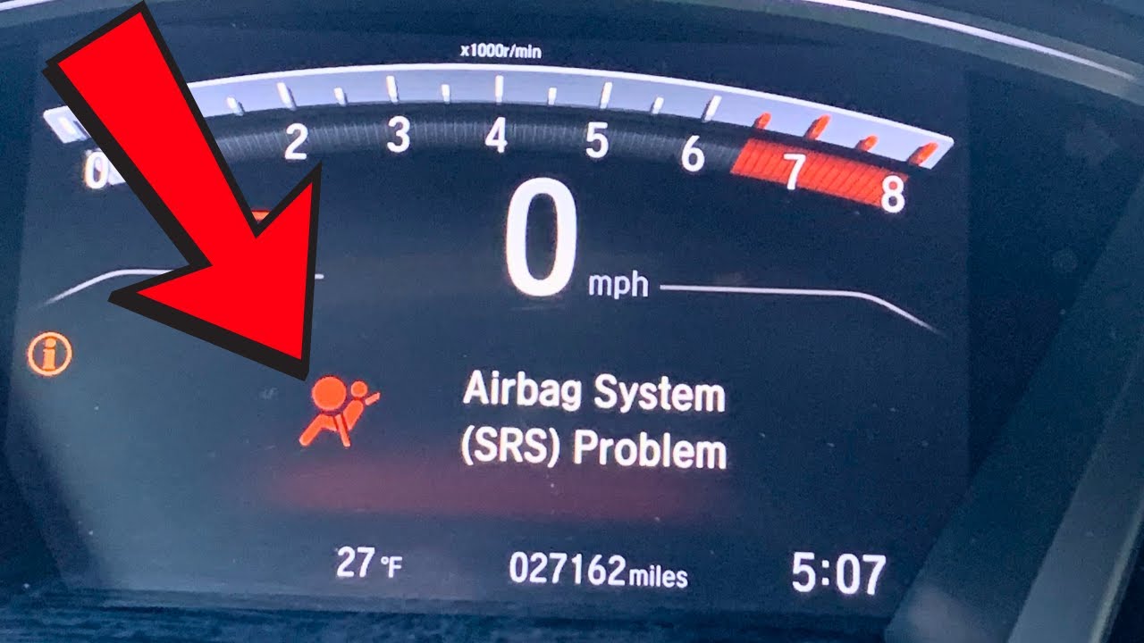 How to Reset SRS Airbag Light on Honda CR V