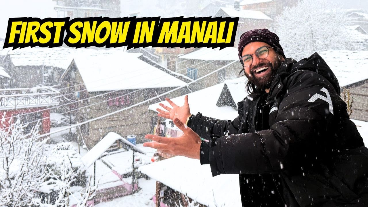 FIRST SNOWFALL IN MANALI 2026