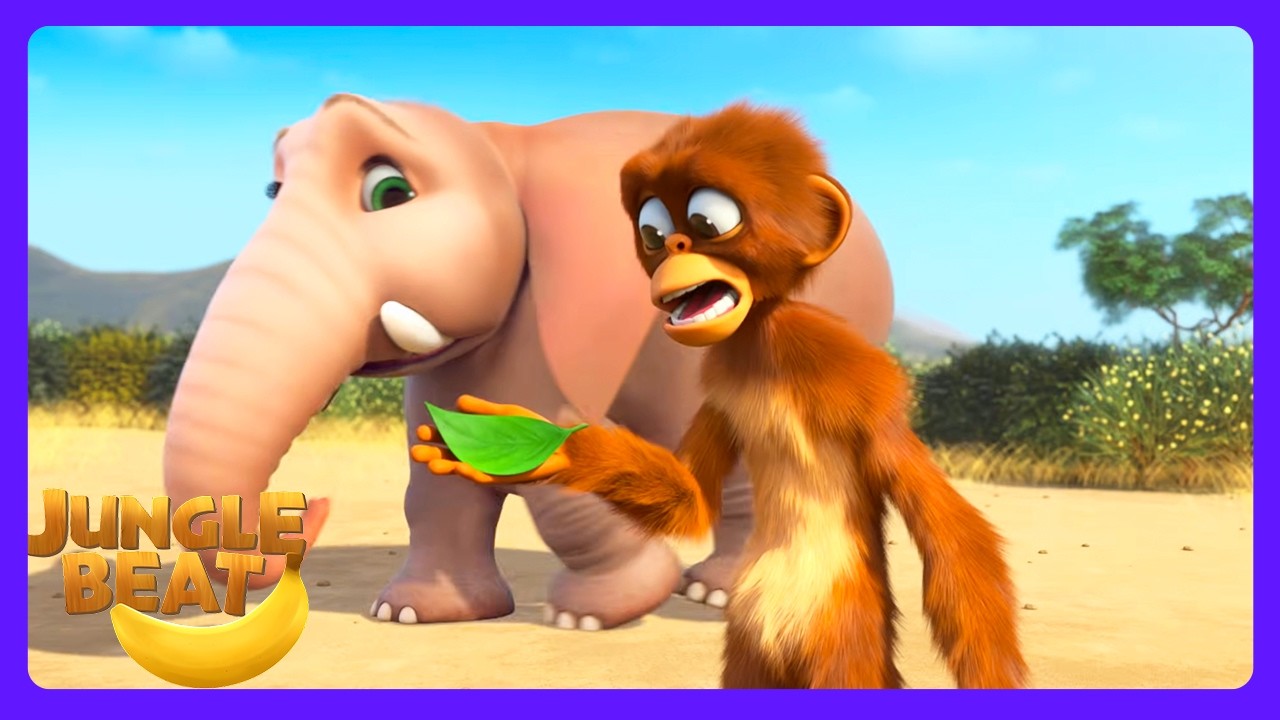 Jungle Beat - Munki's Static Leaf Chase | Kids Cartoons | WildBrain Zoo