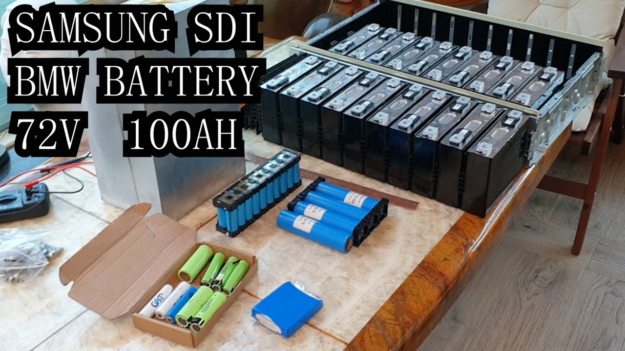 슈퍼 배터리팩 만들긱. SAMSUNG  SDI. BMW BATTERY 200KM RIDING. 200km