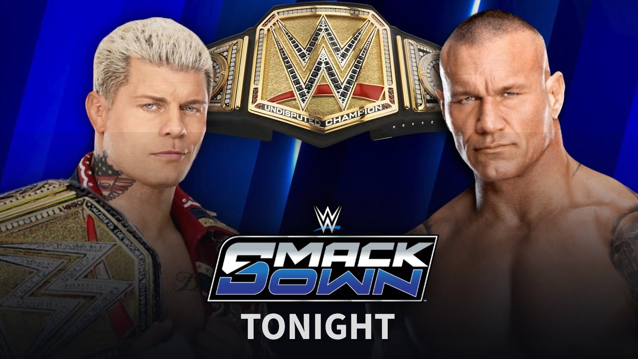 WWE 2k25 Cody Rhodes vs Randy Ortan Undisputed Championship Match : Smackdown Highlights 2025