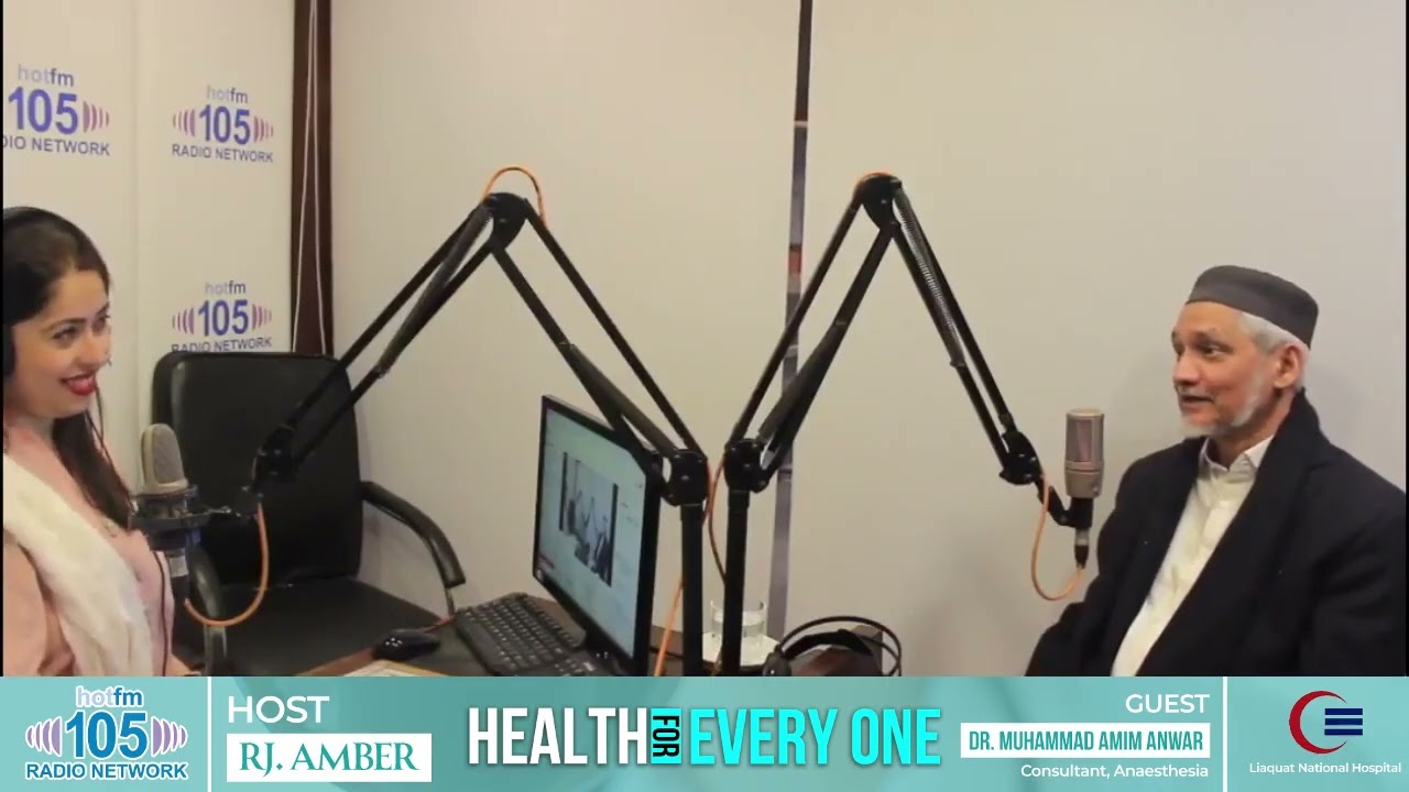 Understanding Acute & Chronic Pain with Dr  Muhammad Amim Anwar at Hot FM 105