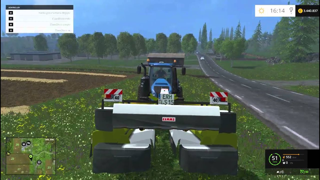 Farming Simulator 2015 CLAAS Disco 9100 Mower Mod