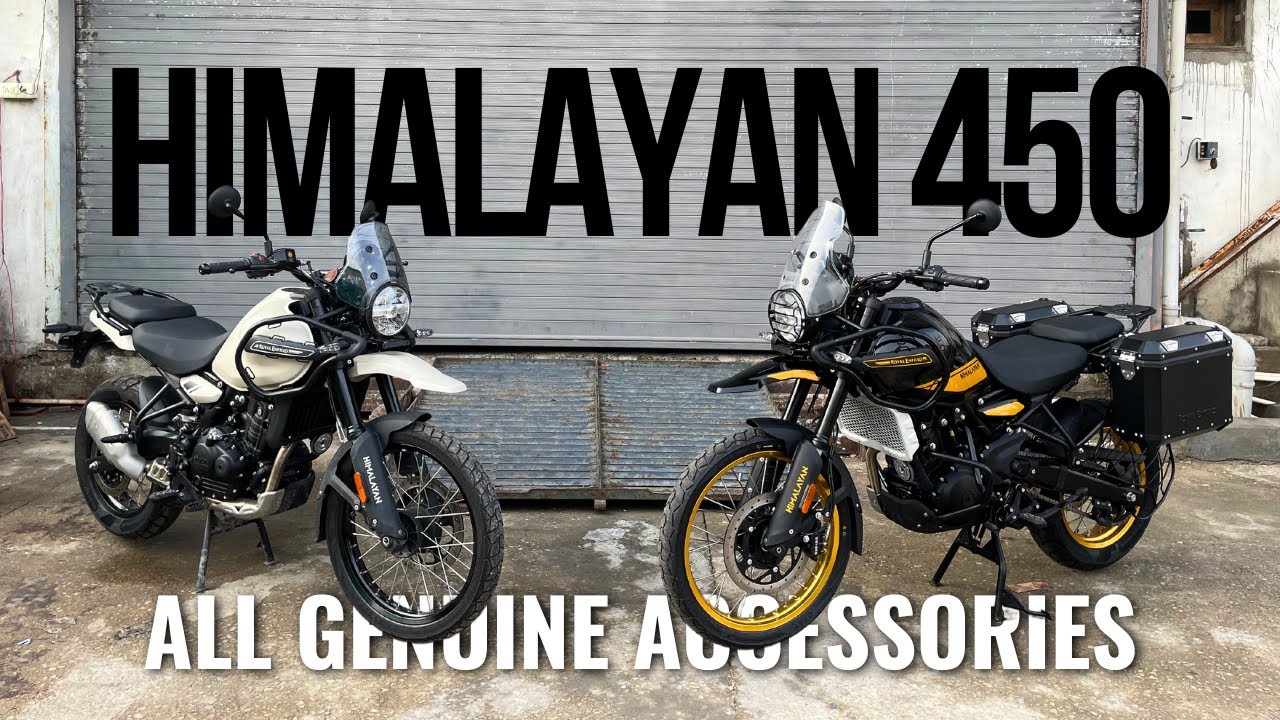 RE Himalayan 450 All Genuine Accessories | Key Details & Prices | Motorxone