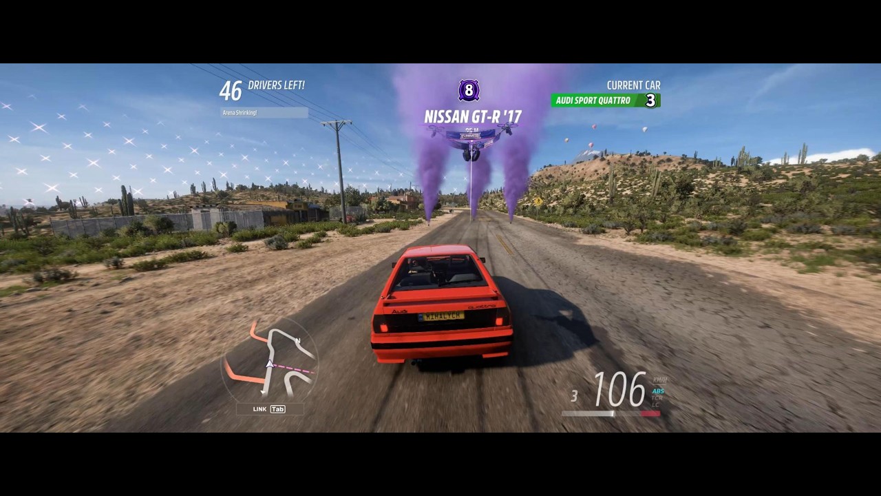Forza Horizon 5 - Eliminator (Вышибала) | Drop Nissan GT-R - 3 Elims - Win on AMG One
