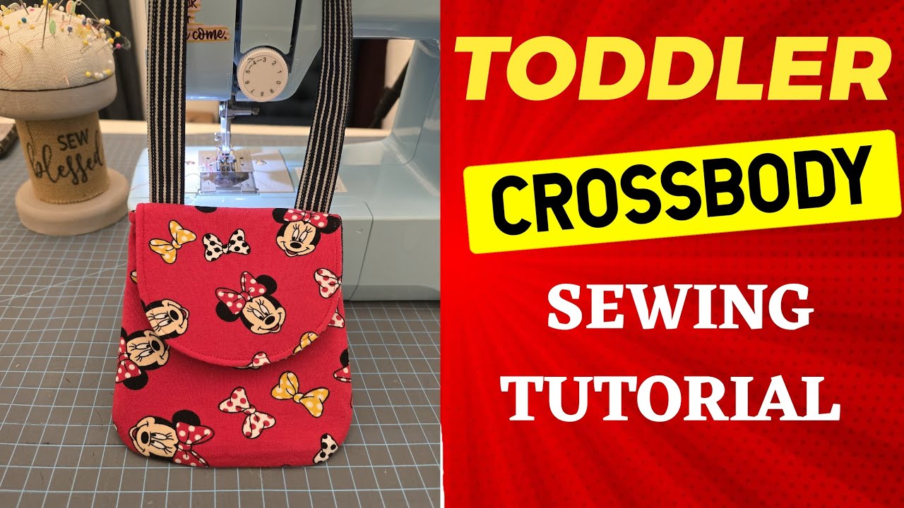 Toddler Crossbody Purse Sewing Tutorial 
