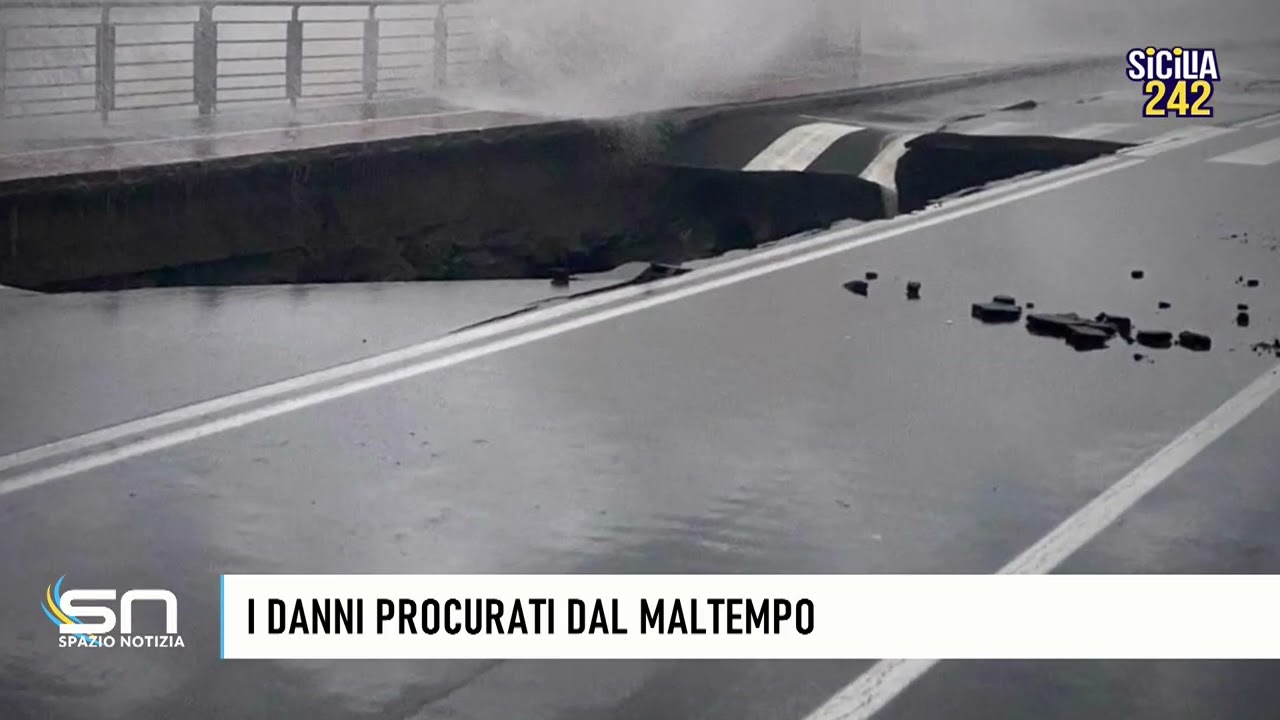 Si registrano ancora danni legati al maltempo in Sicilia
