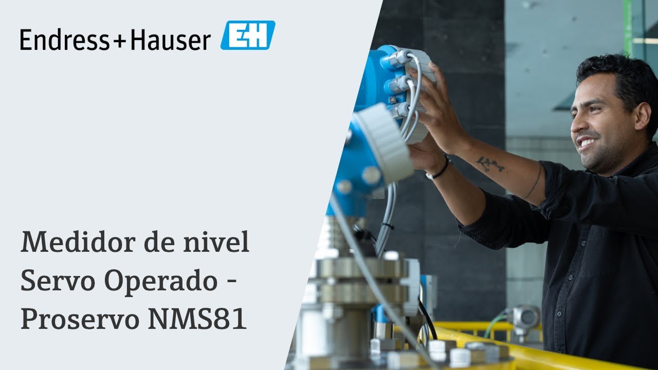 Medidor de Nivel Servo Operado - Proservo NMS81 |  #Proservo #endresshauser