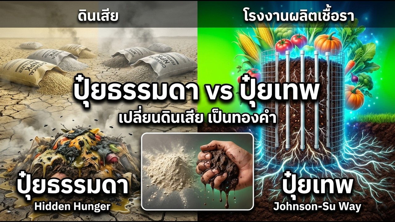 เริ่มต้นที่ดิน! Johnson-Su เปลี่ยนดินตายให้เป็น 'ยา' ด้วยพลังเชื้อราชั้นสูง