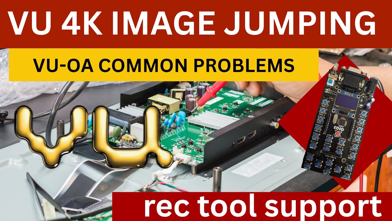 🎯 VU 4K Panel Jumping Fault Easy Fix | OA Series (43/50/55/65 inch) | EDIO REC Tool Supported!