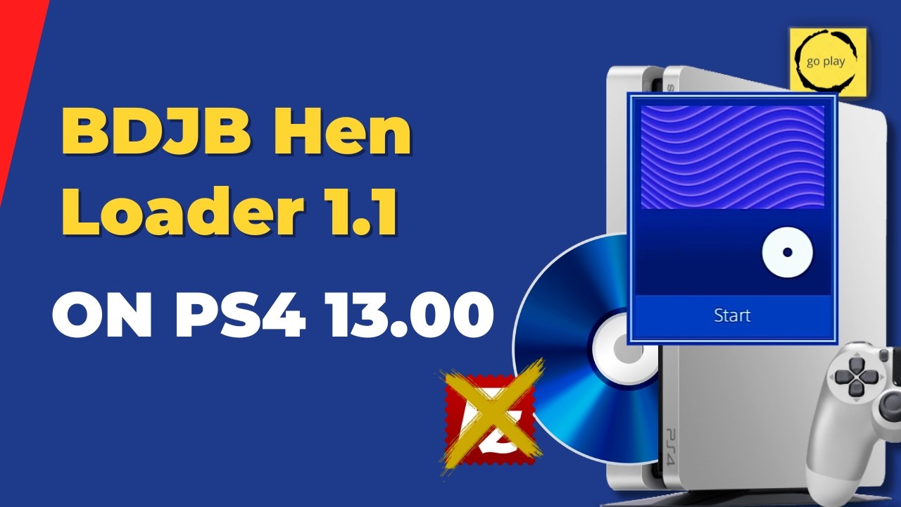 Активация прошивки PS4 13.00 HEN с помощью BDJB Hen Loader без FTP.