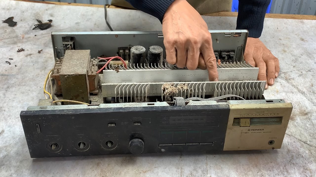 Full Restoration Of The Old Pioneer SA 6100 Amplifier 105W