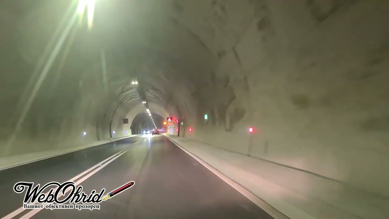A Drive Through Albania's New Llogara Tunnel (August 2024)
