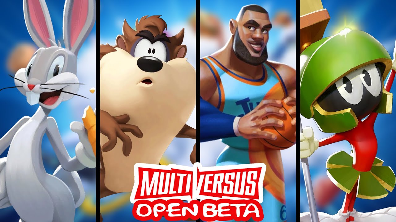 MultiVersus [Open Beta] | Bugs Bunny VS Taz VS LeBron James VS Marvin