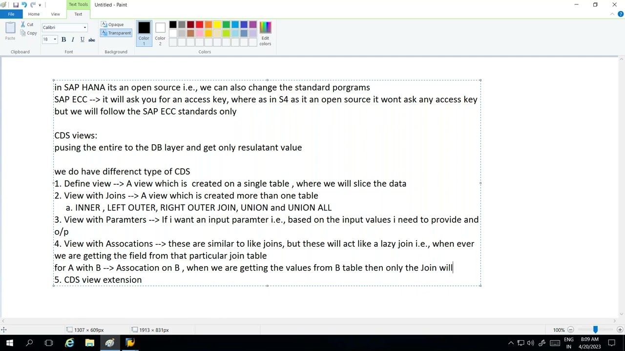 ABAP CDS Views Class 1