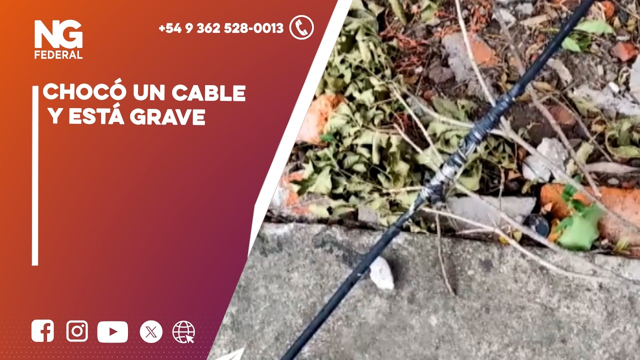 NGFEDERAL - CHOCÓ UN CABLE Y ESTÁ GRAVE