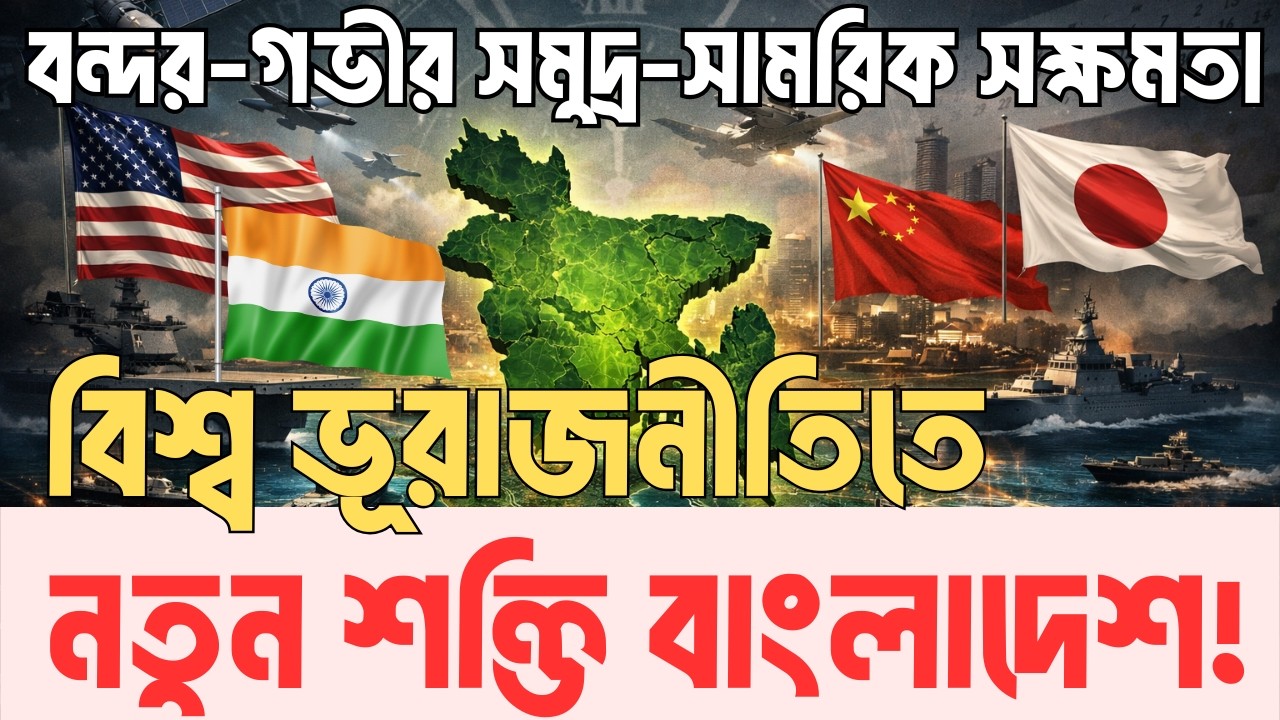 বঙ্গোপসাগরে চোখ পরাশক্তিদের! বিশ্ব ভূরাজনীতিতে বাংলাদেশের অবস্থান কোথায়? | InfoTalkBD | Bangladesh