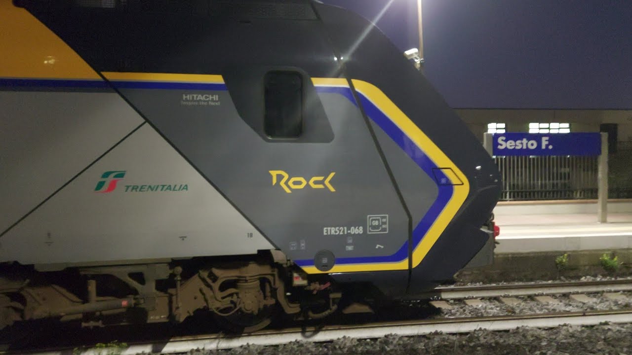 [4K] La veloce partenza dell'ETR 521 