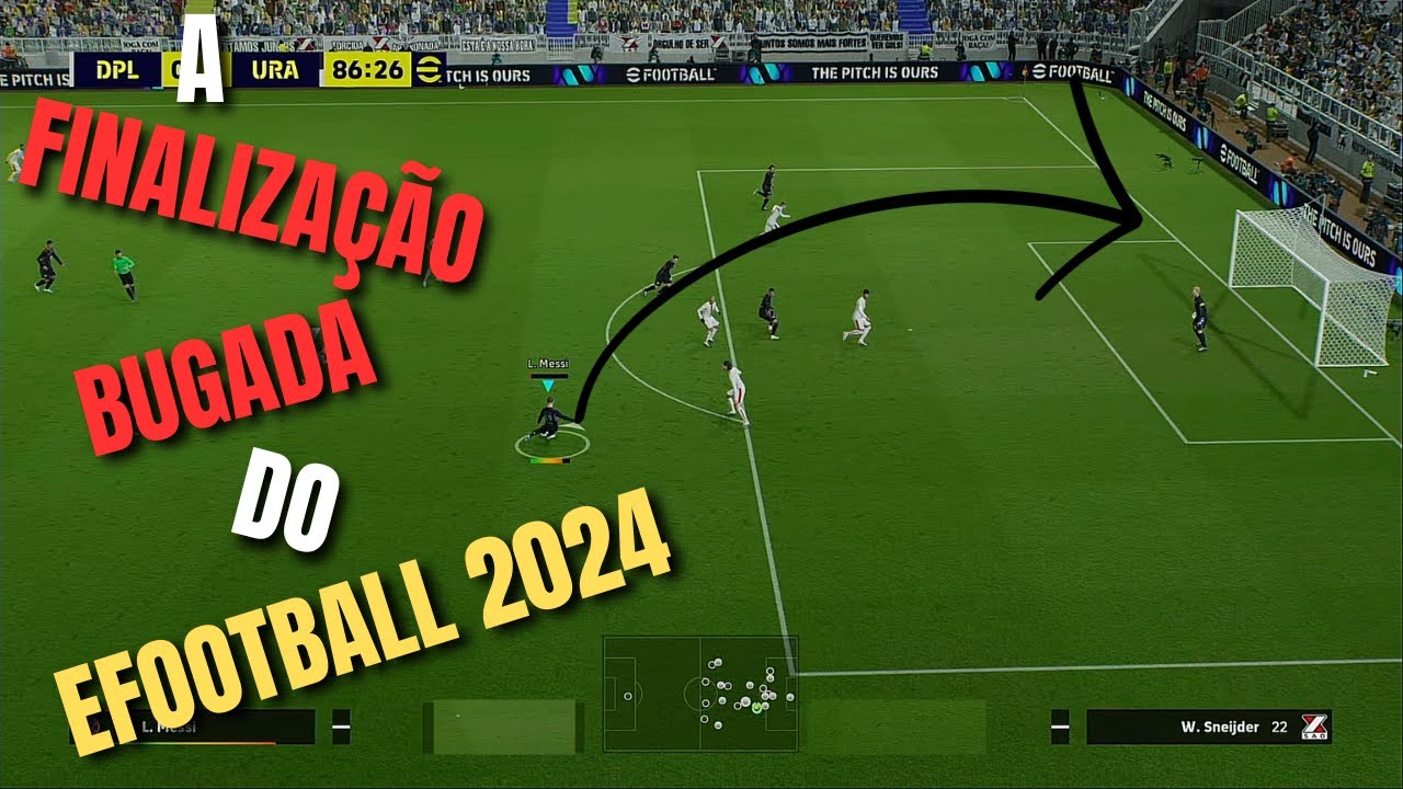 TUTORIAL DO CHUTE BUGADO DO EFOOTBALL 2024