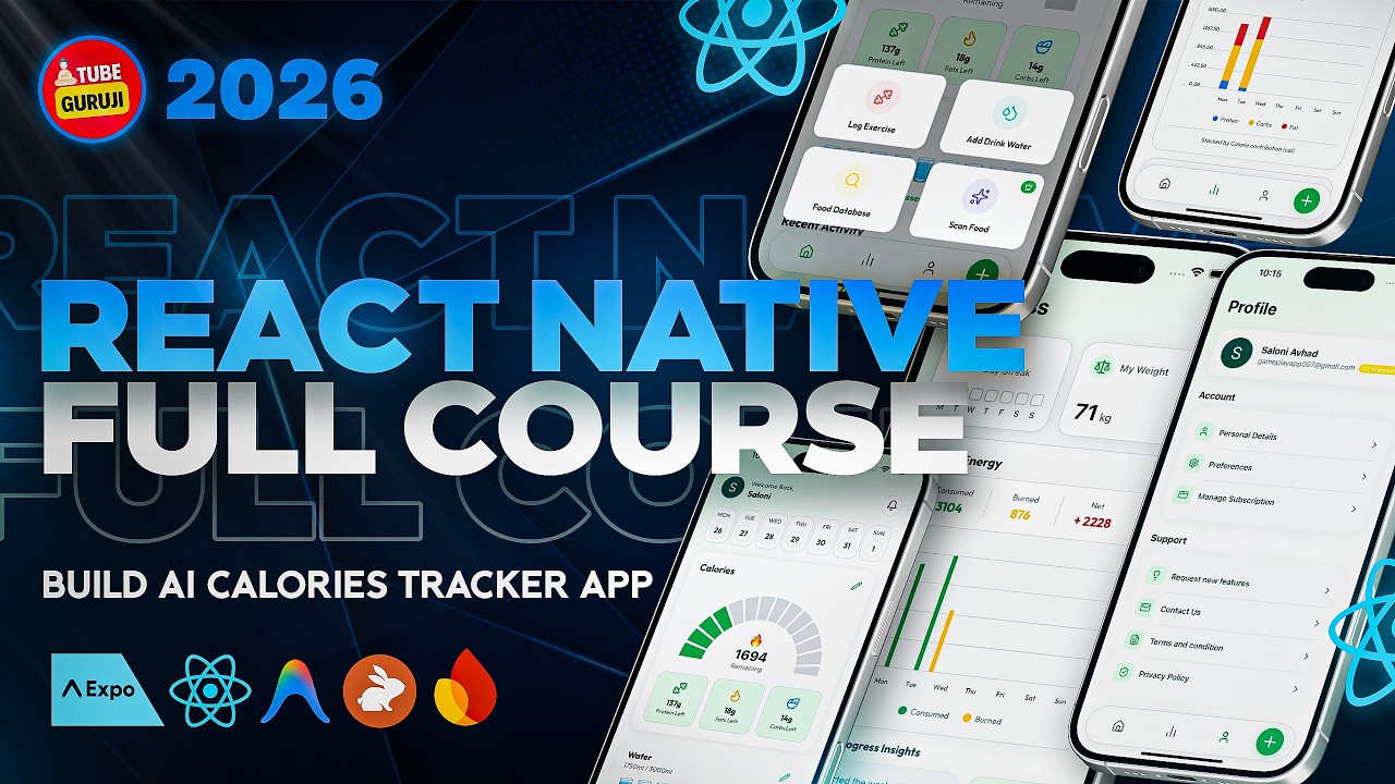 🚀 React Native Full Stack AI Calories App | Expo + Google Antigravity Tutorial