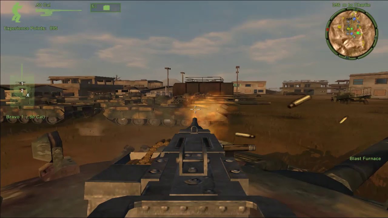 Delta Force Xtreme 2 - How 2 Drive A Tank - Blast Furnace