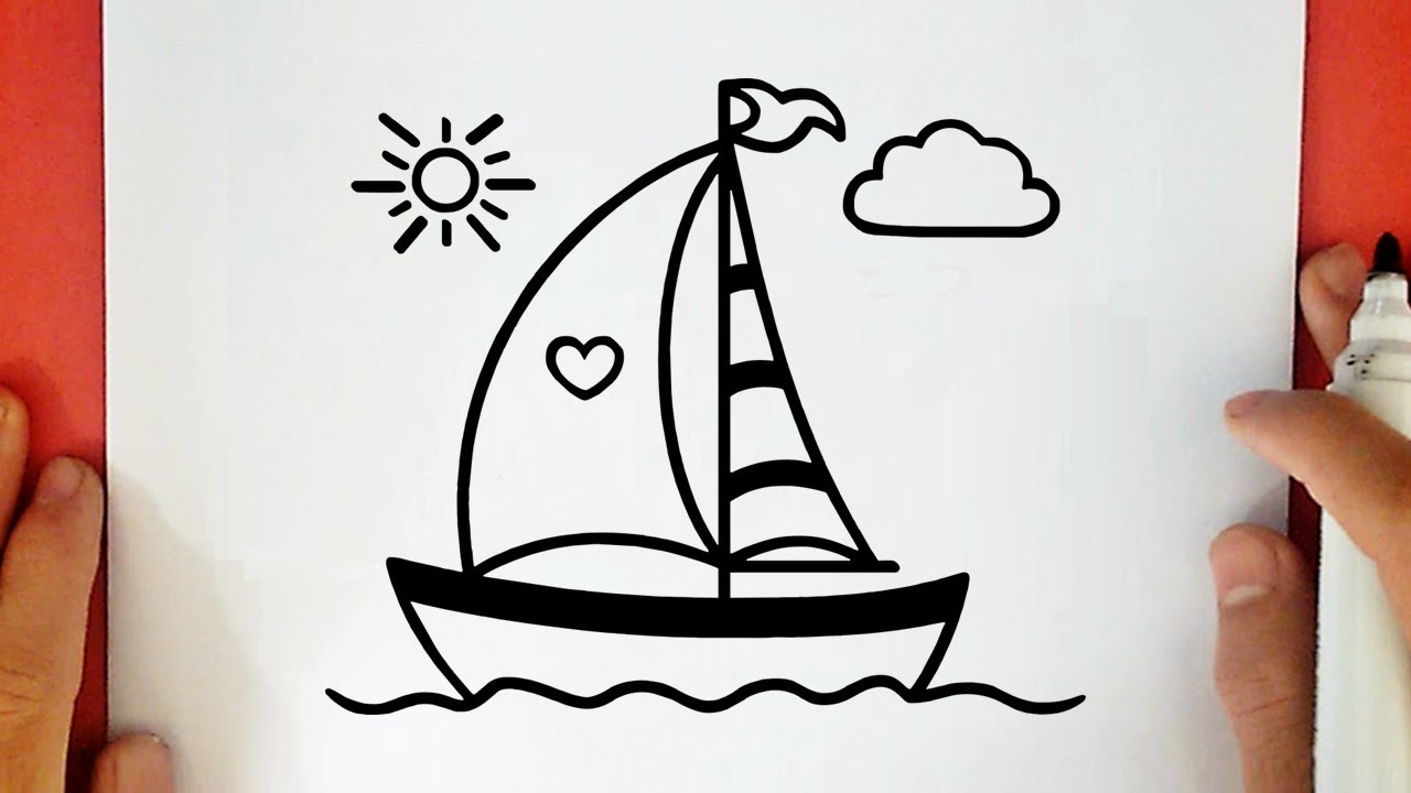 COMMENT DESSINER UN BATEAU À VOILE