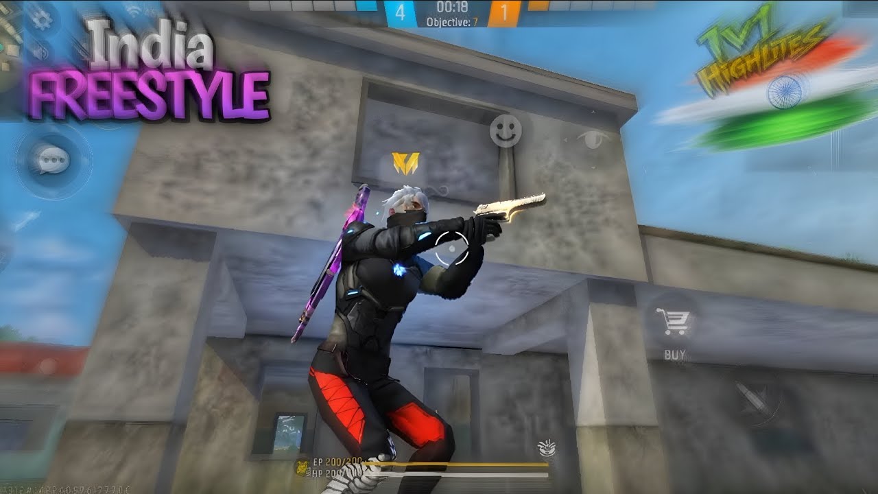 Brazilian Freestyle 🔥 One Tap Domination | India Highlights 🇮🇳 #FreeFire #Brazilian 