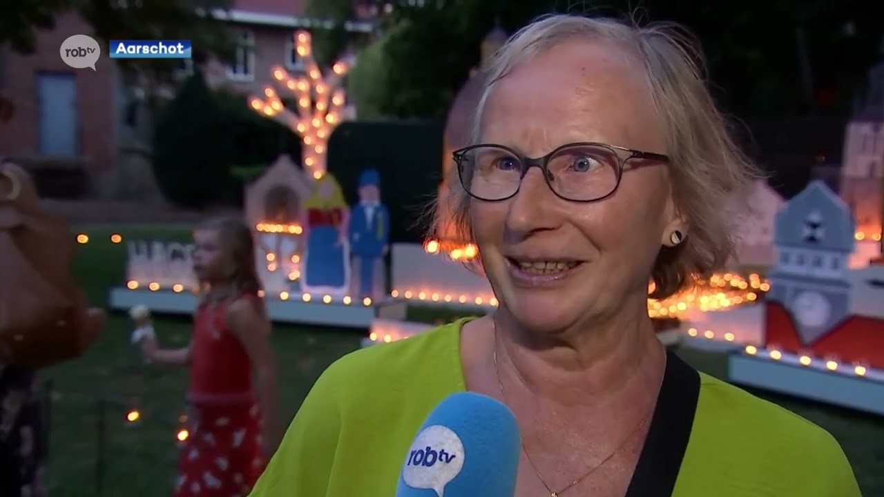 Meer dan 100.000 kaarsjes werpen warme gloed over Aarschot tijdens Sint-Rochusverlichting