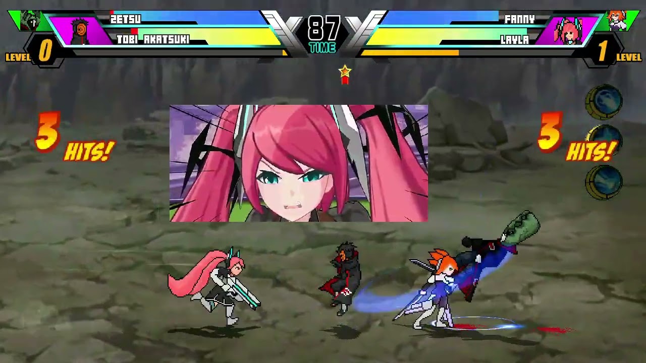 Zetsu and Tobi Vs Layla and Fanny