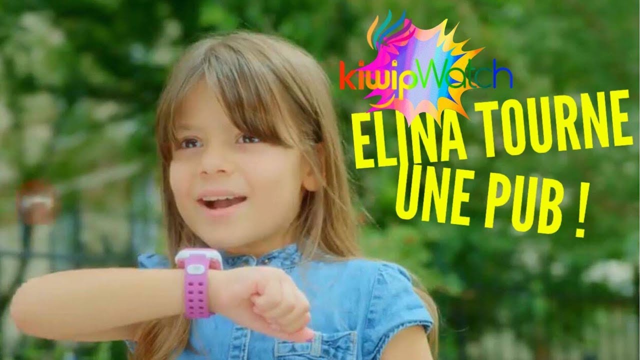 Elina tourne une nouvelle publicit&eacute;, en tant qu'ambassadrice des montres KIWIP !