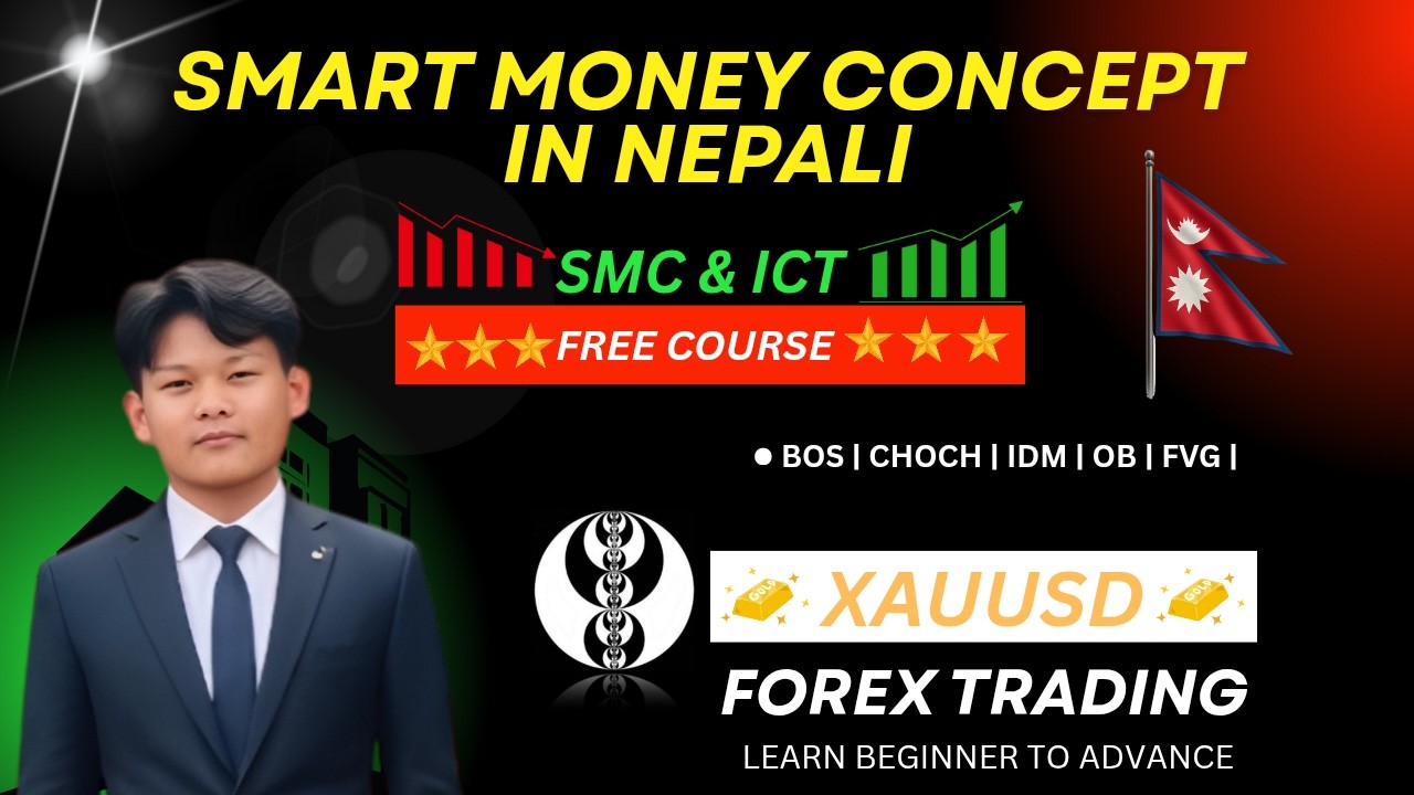 Smart Money Concept (SMC) in Nepali 🔥 | Gold (XAUUSD) Trade Setup | Beginner Guide | Free Course📚