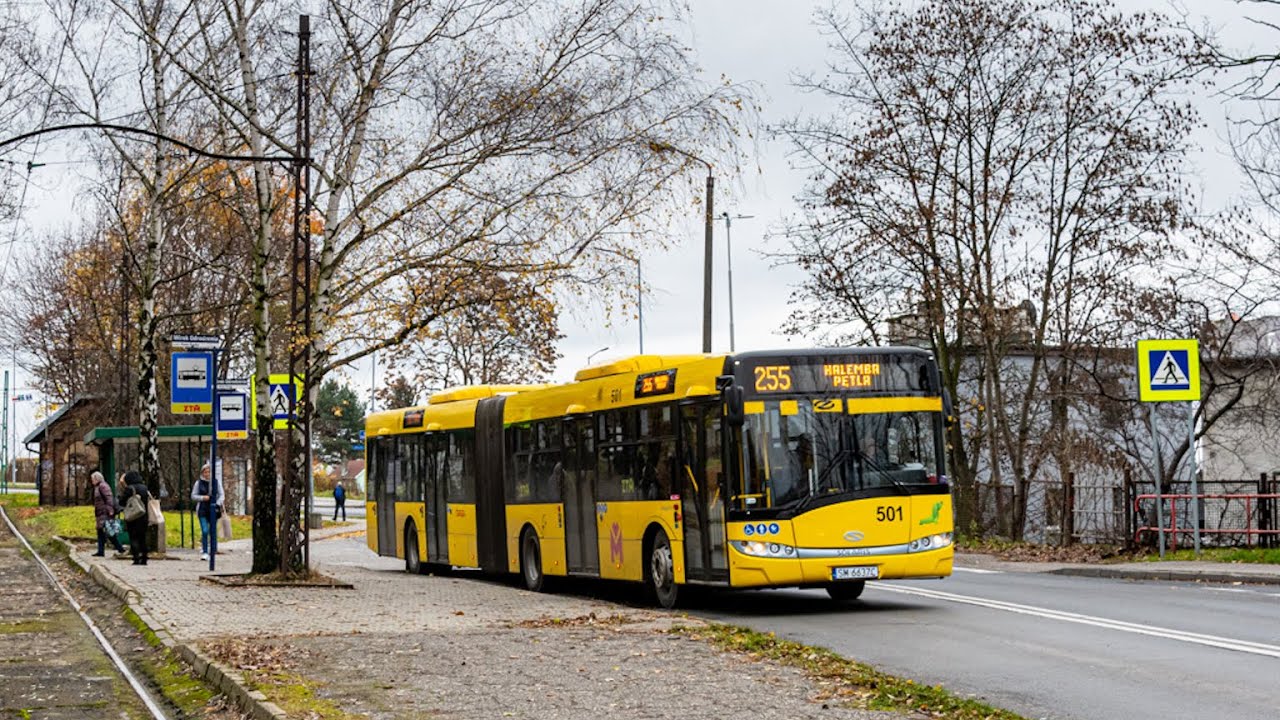 Solaris Urbino 18 III #501 - Transgór Mysłowice (Przejazd, 255) ♪ Wentylator ♪