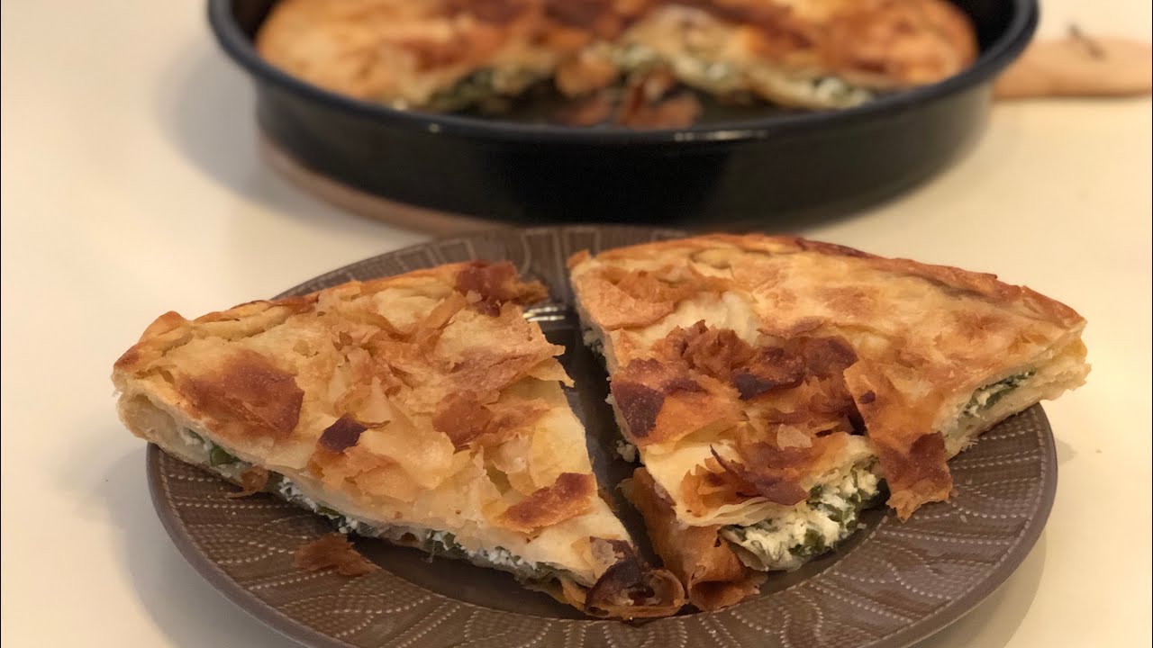 Pite tradicionale me spinaq-Traditional Albanian food