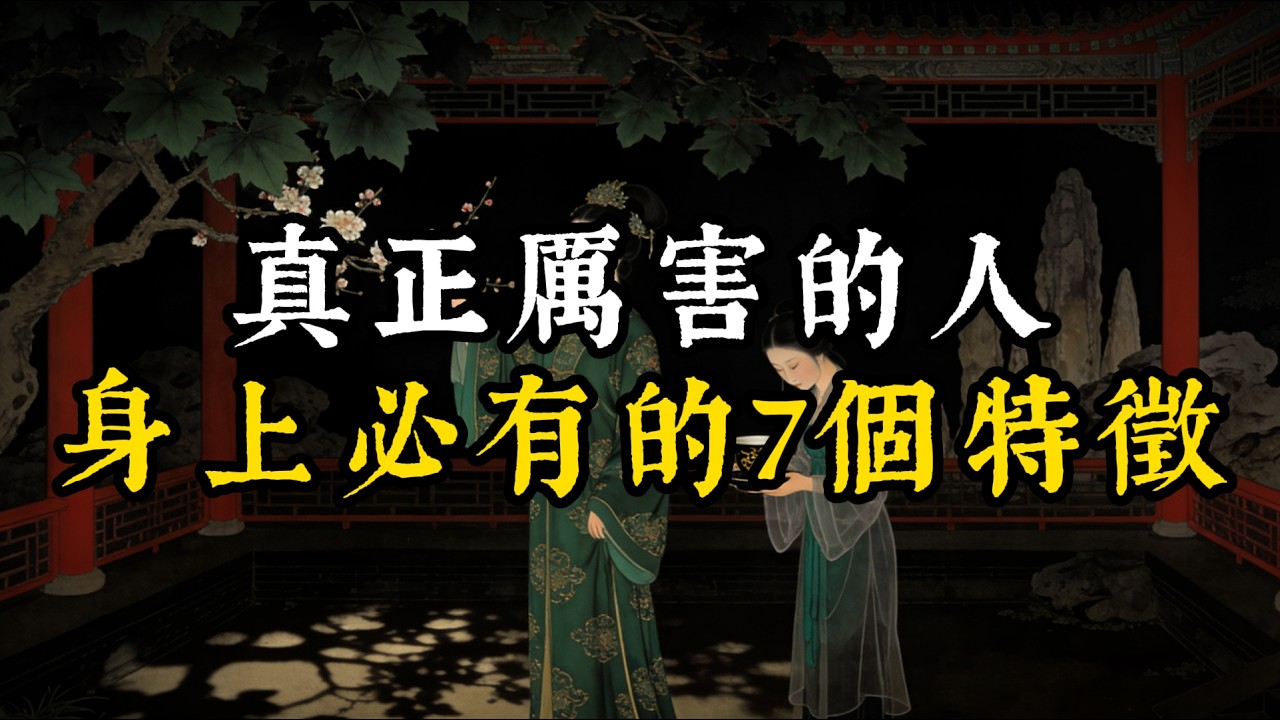 真正厲害的人身上必有的7個特徵#智慧#强者謀略#人生感悟#處世智慧#人際關係