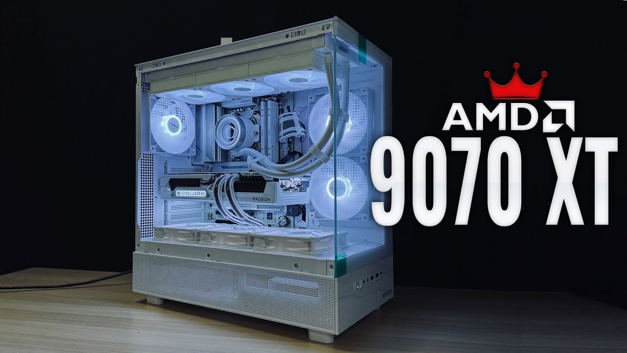 Собираем самый чистый белый игровой ПК 9070XT за 1500 долларов
