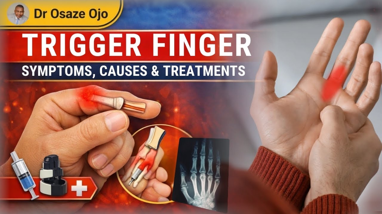 Trigger Finger: Symptoms, Causes & Treatments (Stenosing Tenosynovitis) | Dr Osaze Ojo