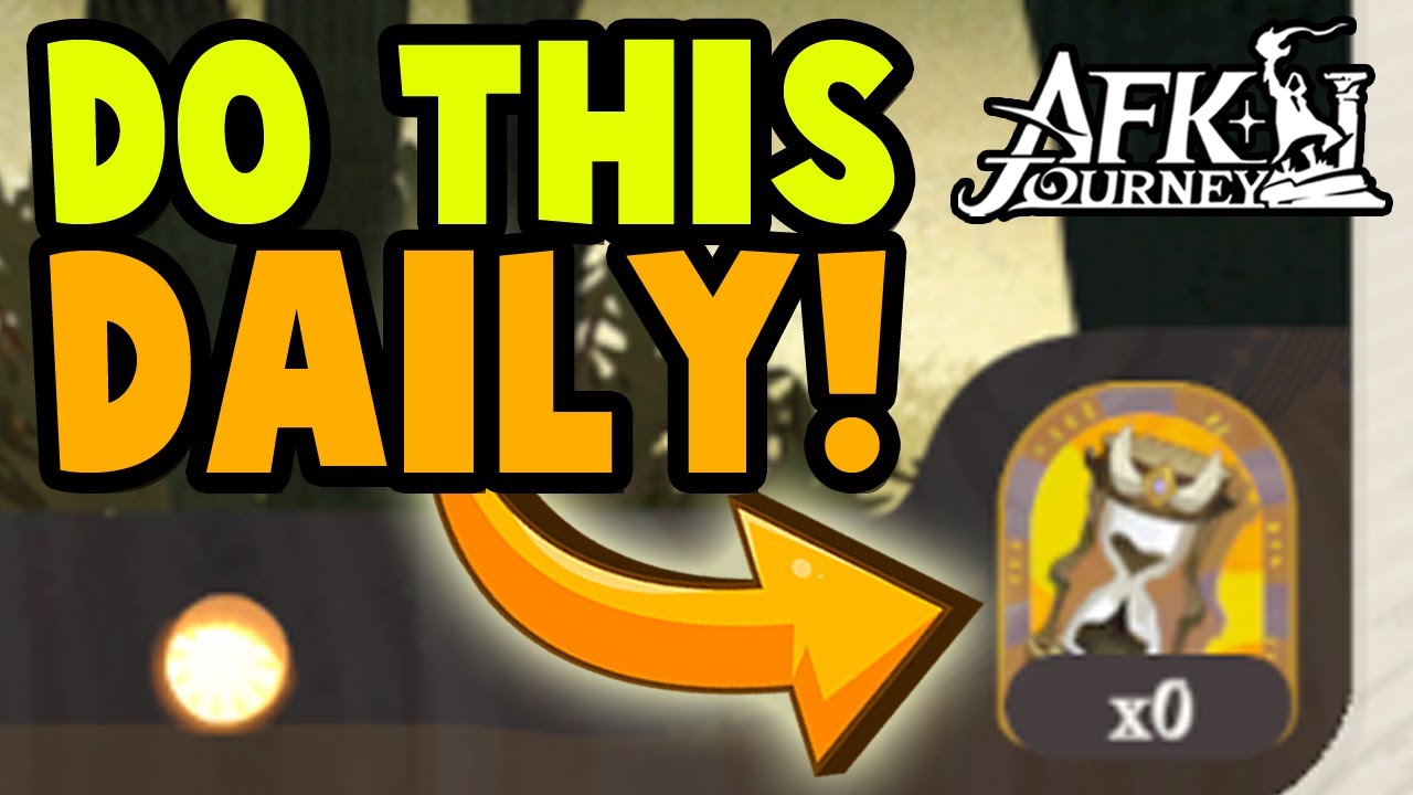 Most Important Daily Activities on Your Account! AFK Journey #afkjourney