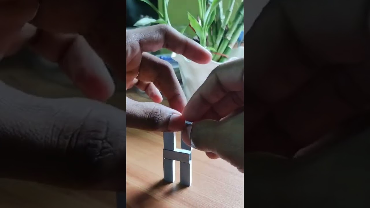 stapler pin art 😱 can you build it
