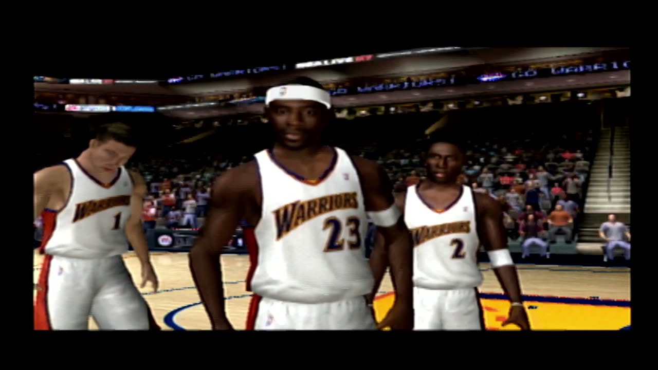 NBA Live 07 Уорриорз против Пистонс