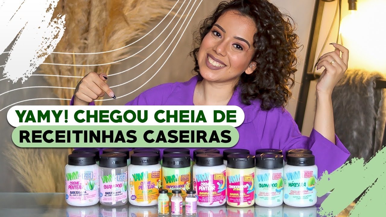 RESENHA YAMY! Linhas de Coco, Babosa, Banana e Abacate - Tamires Maia